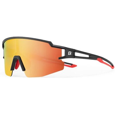 Rockbros Dětské polarizované UV cyklistické brýle, černé Rockbros Dětské polarizované UV cyklistické brýle, černé