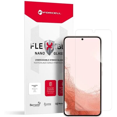 Flexibilní hybridní ochranné sklo pro Samsung Galaxy S22 - Nepromokavé Flexibilní hybridní ochranné sklo pro Samsung Galaxy S22 - Nepromokavé