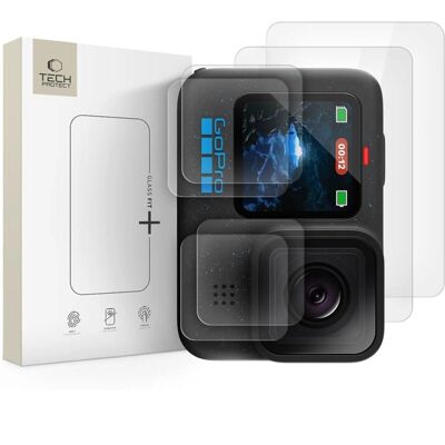 Tech-Protect Tvrzené sklo Glass Fit+, Set GoPro Hero 9 / 10 / 11 / 12, 2 kusy Tech-Protect Tvrzené sklo Glass Fit+, Set GoPro Hero 9 / 10 / 11 / 12, 2 kusy
