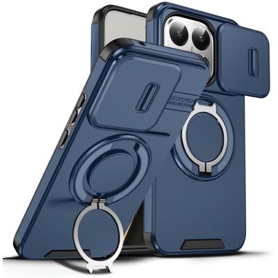 OEM Camslide Stand obal, Xiaomi 15T, modrý OEM Camslide Stand obal, Xiaomi 15T, modrý