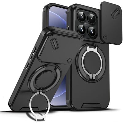 OEM Camslide Stand obal, Xiaomi 17, černý OEM Camslide Stand obal, Xiaomi 17, černý