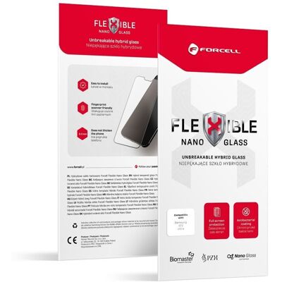 Forcell Flexible Nano Glass hybridní sklo, Samsung Galaxy S24 Plus, průhledné Forcell Flexible Nano Glass hybridní sklo, Samsung Galaxy S24 Plus, průhledné