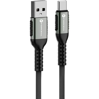 Forcell F-Energy kabel USB A - USB-C, QC4.0, 3A, 66W, 0,5 m, černý Forcell F-Energy kabel USB A - USB-C, QC4.0, 3A, 66W, 0,5 m, černý