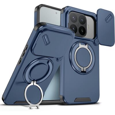 OEM Camslide Stand obal, Xiaomi 17T Pro, modrý OEM Camslide Stand obal, Xiaomi 17T Pro, modrý