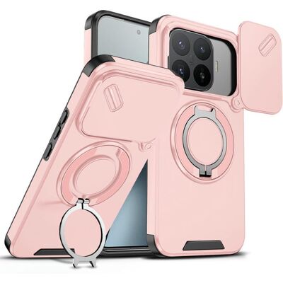 OEM Camslide Stand obal, Xiaomi 17T Pro, růžový OEM Camslide Stand obal, Xiaomi 17T Pro, růžový