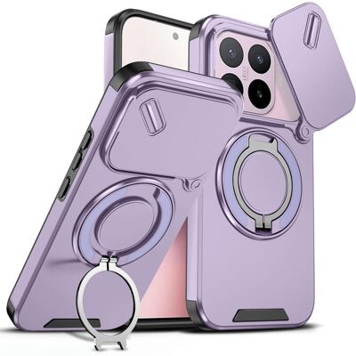 OEM Camslide Stand obal, Xiaomi 17T, fialový OEM Camslide Stand obal, Xiaomi 17T, fialový
