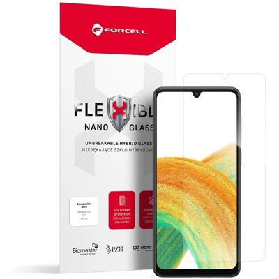 Forcell Flexible Nano Glass hybridní sklo, Samsung Galaxy A33 5G, průhledné Forcell Flexible Nano Glass hybridní sklo, Samsung Galaxy A33 5G, průhledné