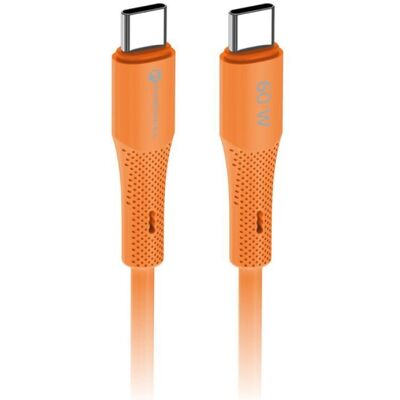 Forcell F-Energy kabel USB-C - USB-C, QC4.0, PD, 3A, 60W, 1 m, oranžový Forcell F-Energy kabel USB-C - USB-C, QC4.0, PD, 3A, 60W, 1 m, oranžový