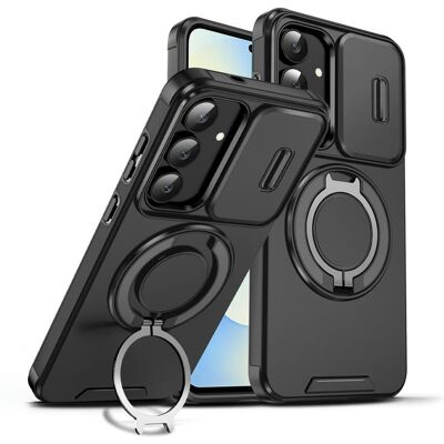 OEM Camslide Stand obal, Samsung Galaxy S25 FE / S26 FE, černý OEM Camslide Stand obal, Samsung Galaxy S25 FE / S26 FE, černý