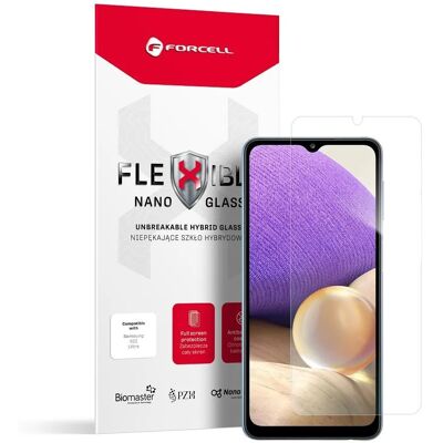 Forcell Flexible Nano Glass hybridní sklo, Samsung Galaxy A32 5G, průhledné Forcell Flexible Nano Glass hybridní sklo, Samsung Galaxy A32 5G, průhledné