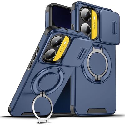 OEM Camslide Stand obal, Xiaomi Poco X7 Pro 5G, modrý OEM Camslide Stand obal, Xiaomi Poco X7 Pro 5G, modrý
