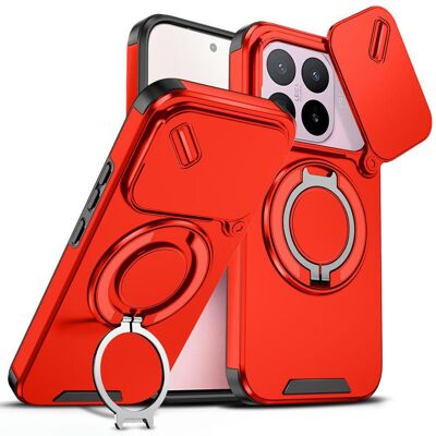 OEM Camslide Stand obal, Xiaomi 17T, červený OEM Camslide Stand obal, Xiaomi 17T, červený