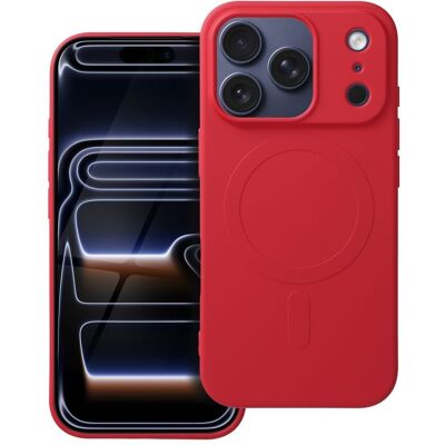 Part Obal Silicone Mag Cover, iPhone 17 Pro, červený Part Obal Silicone Mag Cover, iPhone 17 Pro, červený
