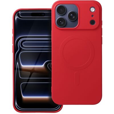 Part Obal Silicone Mag Cover, iPhone 17 Pro Max, červený Part Obal Silicone Mag Cover, iPhone 17 Pro Max, červený