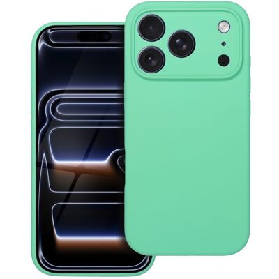OEM Obal Silicone, iPhone 17 Pro, mátový OEM Obal Silicone, iPhone 17 Pro, mátový
