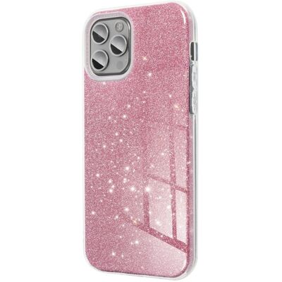Obal Forcell Shining, iPhone 16 Pro, růžový Obal Forcell Shining, iPhone 16 Pro, růžový
