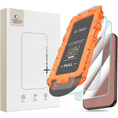 Tech-Protect Tvrzené sklo Quick Set+, Google Pixel 9 / 9 Pro / 10 / 10 Pro / 11 / 11 Pro , 2 kusy Tech-Protect Tvrzené sklo Quick Set+, Google Pixel 9 / 9 Pro / 10 / 10 Pro / 11 / 11 Pro , 2 kusy