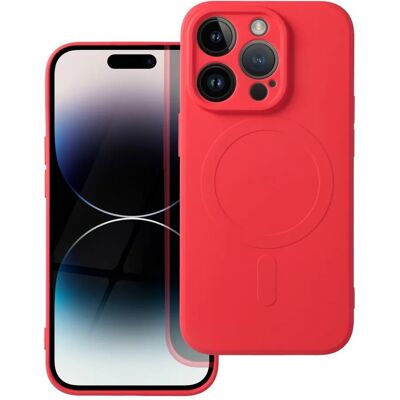 Part Obal Silicone Mag Cover, iPhone 14 Pro, červený Part Obal Silicone Mag Cover, iPhone 14 Pro, červený