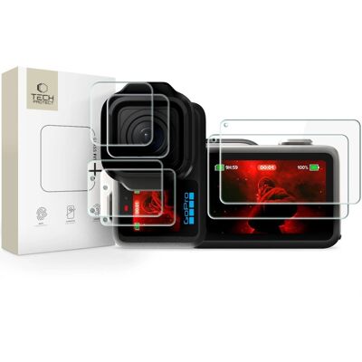 Tech-Protect Foil & Glass Fit+, GoPro Mission 1 / Pro, 2 kusy Tech-Protect Foil & Glass Fit+, GoPro Mission 1 / Pro, 2 kusy