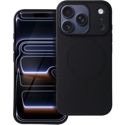 Part Obal Silicone Mag Cover, iPhone 17 Pro, černý Part Obal Silicone Mag Cover, iPhone 17 Pro, černý