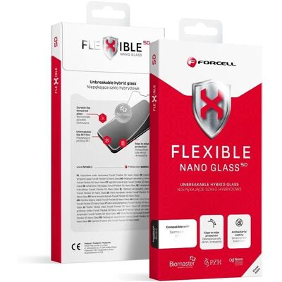 Forcell Flexible Nano Glass 5D Hybridní sklo, Samsung Galaxy S26 Ultra, černé Forcell Flexible Nano Glass 5D Hybridní sklo, Samsung Galaxy S26 Ultra, černé
