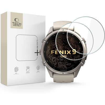 Tech-Protect Tvrzené sklo Glass Fit+, Garmin Fenix 9 Pro (43 mm), 2 kusy Tech-Protect Tvrzené sklo Glass Fit+, Garmin Fenix 9 Pro (43 mm), 2 kusy