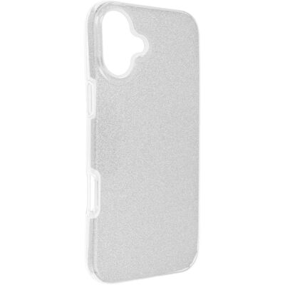Obal Forcell Shining, iPhone 16, stříbrný Obal Forcell Shining, iPhone 16, stříbrný