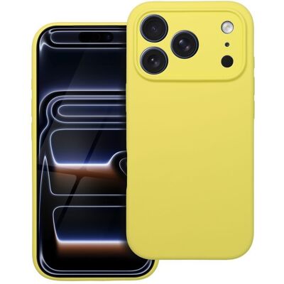 OEM Obal Silicone, iPhone 17 Pro, žlutý OEM Obal Silicone, iPhone 17 Pro, žlutý
