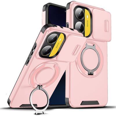 OEM Camslide Stand obal, Xiaomi Poco X7 Pro 5G, růžový OEM Camslide Stand obal, Xiaomi Poco X7 Pro 5G, růžový