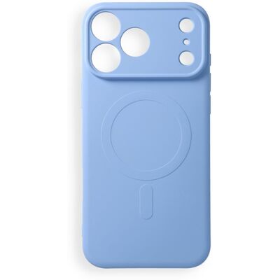 Forcell Obal Silicone Mag Cover s ochranou fotoaparátu, iPhone 17 Pro Max / 18 Pro Max, modrý Forcell Obal Silicone Mag Cover s ochranou fotoaparátu, iPhone 17 Pro Max / 18 Pro Max, modrý