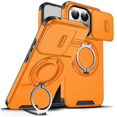 OEM Camslide Stand obal, Xiaomi 15T, oranžový OEM Camslide Stand obal, Xiaomi 15T, oranžový