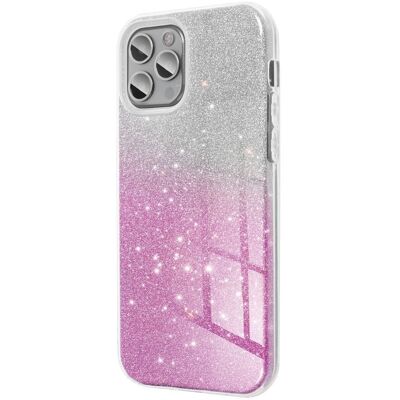 Forcell Obal Shining, Xiaomi Redmi Note 14 Pro Plus 5G, stříbrno růžový Forcell Obal Shining, Xiaomi Redmi Note 14 Pro Plus 5G, stříbrno růžový