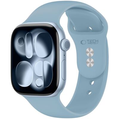 Tech-Protect Silicone řemínek, Apple Watch 8 / 9 / 10 / 11 / 12 / SE / Ultra (44 / 45 / 46 / 49 mm), džínově modrý Tech-Protect Silicone řemínek, Apple Watch 8 / 9 / 10 / 11 / 12 / SE / Ultra (44 / 45 / 46 / 49 mm), džínově modrý