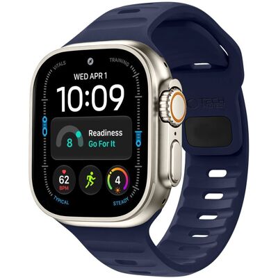 Tech-Protect Silicone Line řemínek, Apple Watch 8 / 9 / 10 / 11 / 12 / SE / Ultra (44 / 45 / 46 / 49 mm), modrý Tech-Protect Silicone Line řemínek, Apple Watch 8 / 9 / 10 / 11 / 12 / SE / Ultra (44 / 45 / 46 / 49 mm), modrý