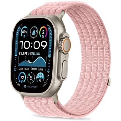 Tech-Protect Nylon Sport řemínek, Apple Watch 8 / 9 / 10 / 11 / SE / Ultra (44 / 45 / 46 / 49 mm), růžový Tech-Protect Nylon Sport řemínek, Apple Watch 8 / 9 / 10 / 11 / SE / Ultra (44 / 45 / 46 / 49 mm), růžový