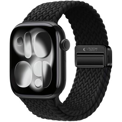 Tech-Protect NylonMag Apple Watch 8 / 9 / 10 / 11 / 12 / SE (40 / 41 / 42 mm, černý Tech-Protect NylonMag Apple Watch 8 / 9 / 10 / 11 / 12 / SE (40 / 41 / 42 mm, černý