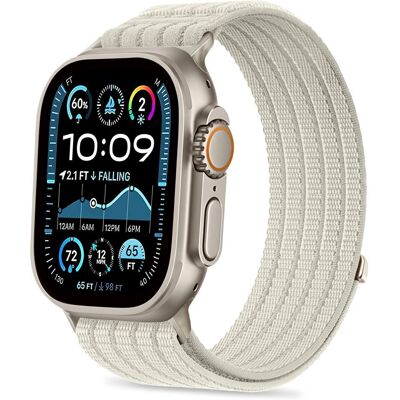 Tech-Protect Nylon Sport řemínek, Apple Watch 8 / 9 / 10 / 11 / SE / Ultra (44 / 45 / 46 / 49 mm), starlight Tech-Protect Nylon Sport řemínek, Apple Watch 8 / 9 / 10 / 11 / SE / Ultra (44 / 45 / 46 / 49 mm), starlight