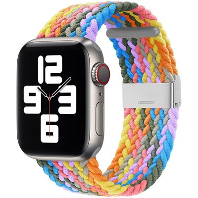 Hurtel Strap Fabric řemínek pro Apple Watch 6 / 5 / 4 / 3 / 2 (40 mm / 38 mm) barevný, design 3 Hurtel Strap Fabric řemínek pro Apple Watch 6 / 5 / 4 / 3 / 2 (40 mm / 38 mm) barevný, design 3