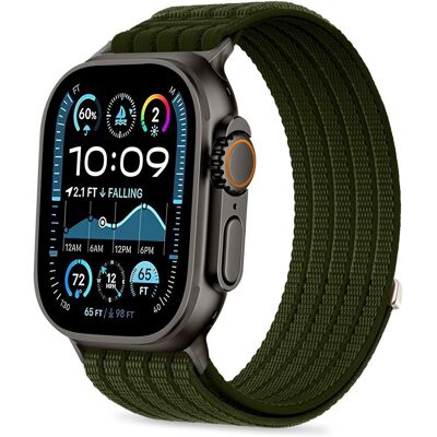 Tech-Protect Nylon Sport řemínek, Apple Watch 8 / 9 / 10 / 11 / 12 / SE / Ultra (44 / 45 / 46 / 49 mm), zelený Tech-Protect Nylon Sport řemínek, Apple Watch 8 / 9 / 10 / 11 / 12 / SE / Ultra (44 / 45 / 46 / 49 mm), zelený