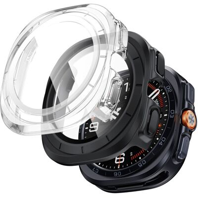 Tech-Protect Defense360, 2 kusy, Samsung Galaxy Watch Ultra 2 2026 (47 mm), černé / průhledné Tech-Protect Defense360, 2 kusy, Samsung Galaxy Watch Ultra 2 2026 (47 mm), černé / průhledné