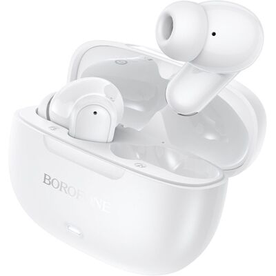 Borofone BW96 Bluetooth sluchátka Mellow, ANC + ENC, bílá Borofone BW96 Bluetooth sluchátka Mellow, ANC + ENC, bílá