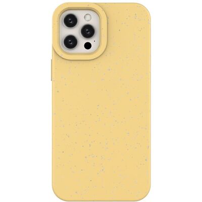 Žlutý silikonový kryt Hurtel Eco pro iPhone 12 Pro Max Žlutý silikonový kryt Hurtel Eco pro iPhone 12 Pro Max