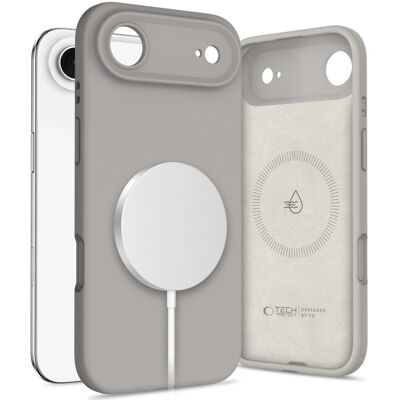 Tech-Protect Silicone MagSafe, iPhone Air, šedý Tech-Protect Silicone MagSafe, iPhone Air, šedý