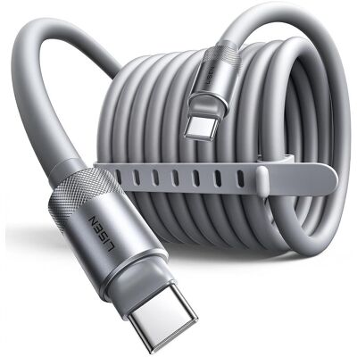 Lisen kabel L115 USB-C - USB-C, 100 W, 3 m, šedý Lisen kabel L115 USB-C - USB-C, 100 W, 3 m, šedý