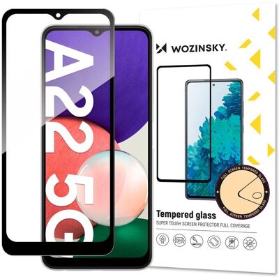 Wozinsky Galaxy A22 5G Černé Full Glue Chránič Obrazovky - Chránič Obrazovky Wozinsky Galaxy A22 5G Černé Full Glue Chránič Obrazovky - Chránič Obrazovky