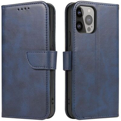 Hurtel Magnet Case, iPhone 15 Pro, modrý Hurtel Magnet Case, iPhone 15 Pro, modrý