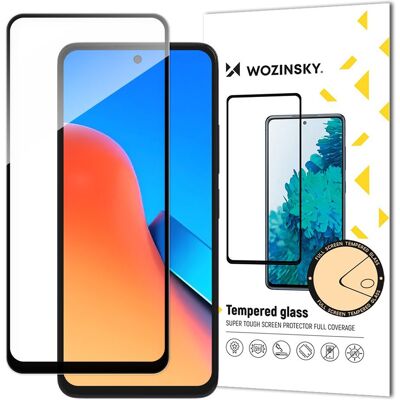 Wozinsky 5D Tvrzené sklo pro Xiaomi Redmi 12, černé Wozinsky 5D Tvrzené sklo pro Xiaomi Redmi 12, černé
