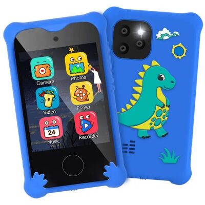 OEM Chytrý telefon pro děti s hrami, MP3, duálním fotoaparátem a dotykovým displejem, modrý OEM Chytrý telefon pro děti s hrami, MP3, duálním fotoaparátem a dotykovým displejem, modrý