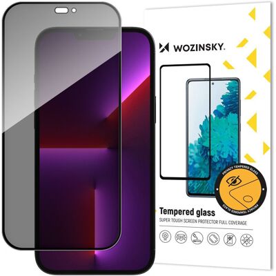 Wozinsky ochranná fólie soukromí pro iPhone 15 Plus - Anti Spy, Černá Wozinsky ochranná fólie soukromí pro iPhone 15 Plus - Anti Spy, Černá