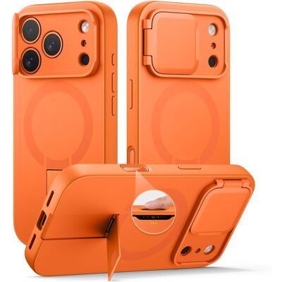 Suritch MagSafe Kickstand Camprotector obal iPhone 17 Pro / 18 Pro, oranžový Suritch MagSafe Kickstand Camprotector obal iPhone 17 Pro / 18 Pro, oranžový